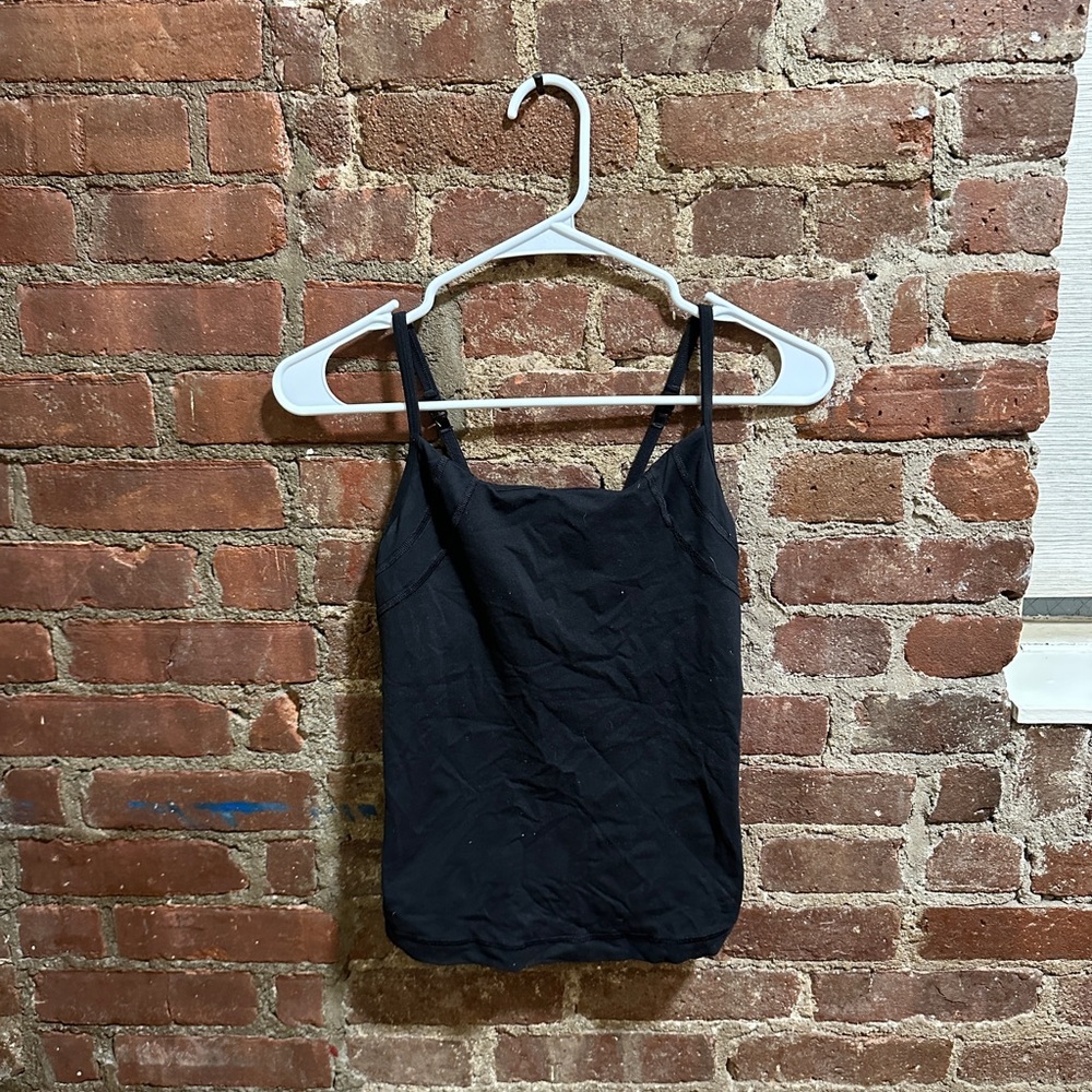 Lululemon Black Tank Top (built in bra)